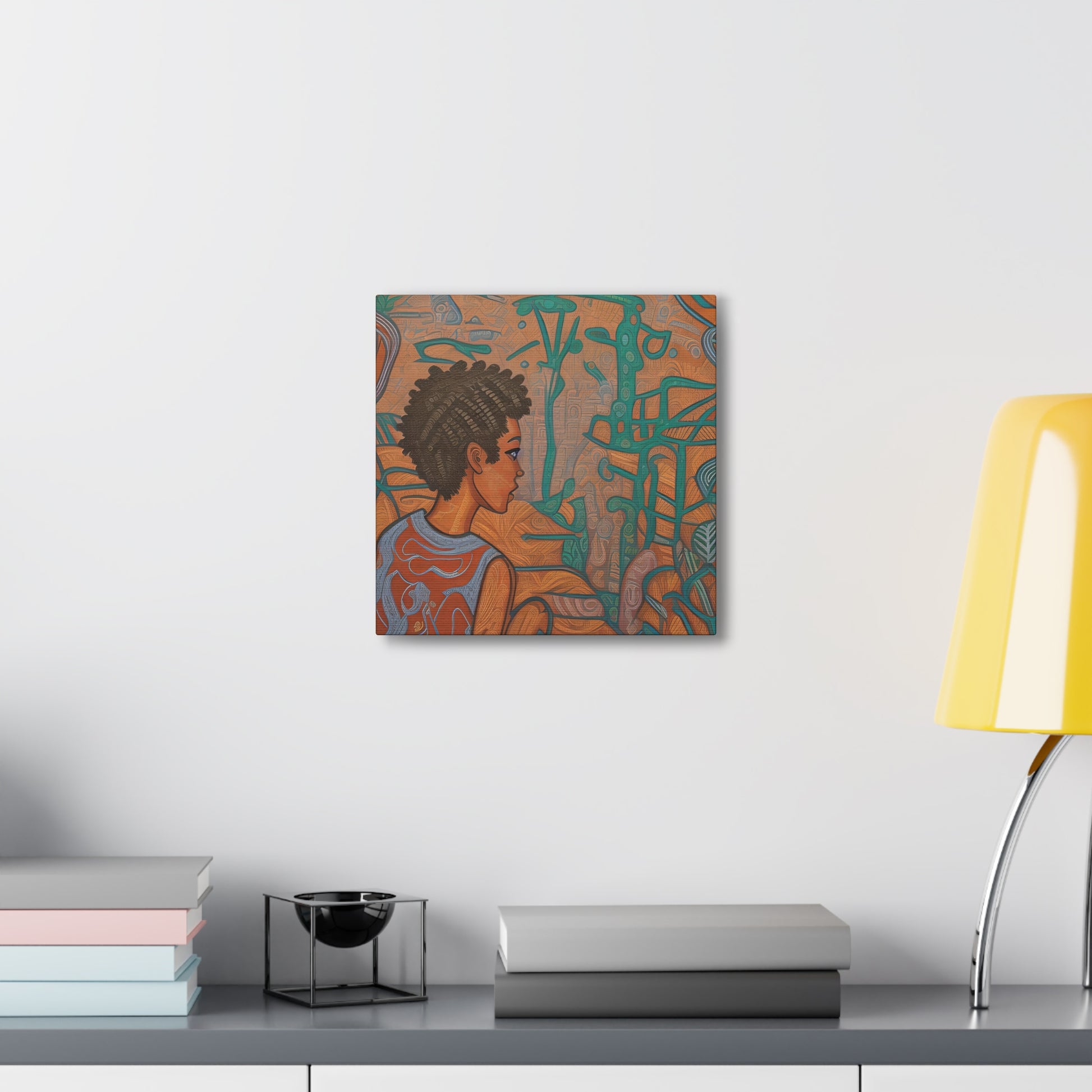 Transform your space with our stunning abstract canvas wall art, where dreamlike visions meet abstract creativity. Available in small, medium, and large sizes, each "Staring at Peace" - Abstract Mindful Wall Art, Calming Canvas GalleryCanvasPeace - Canvas Gallery WrapsEndlessMind Creations Printify