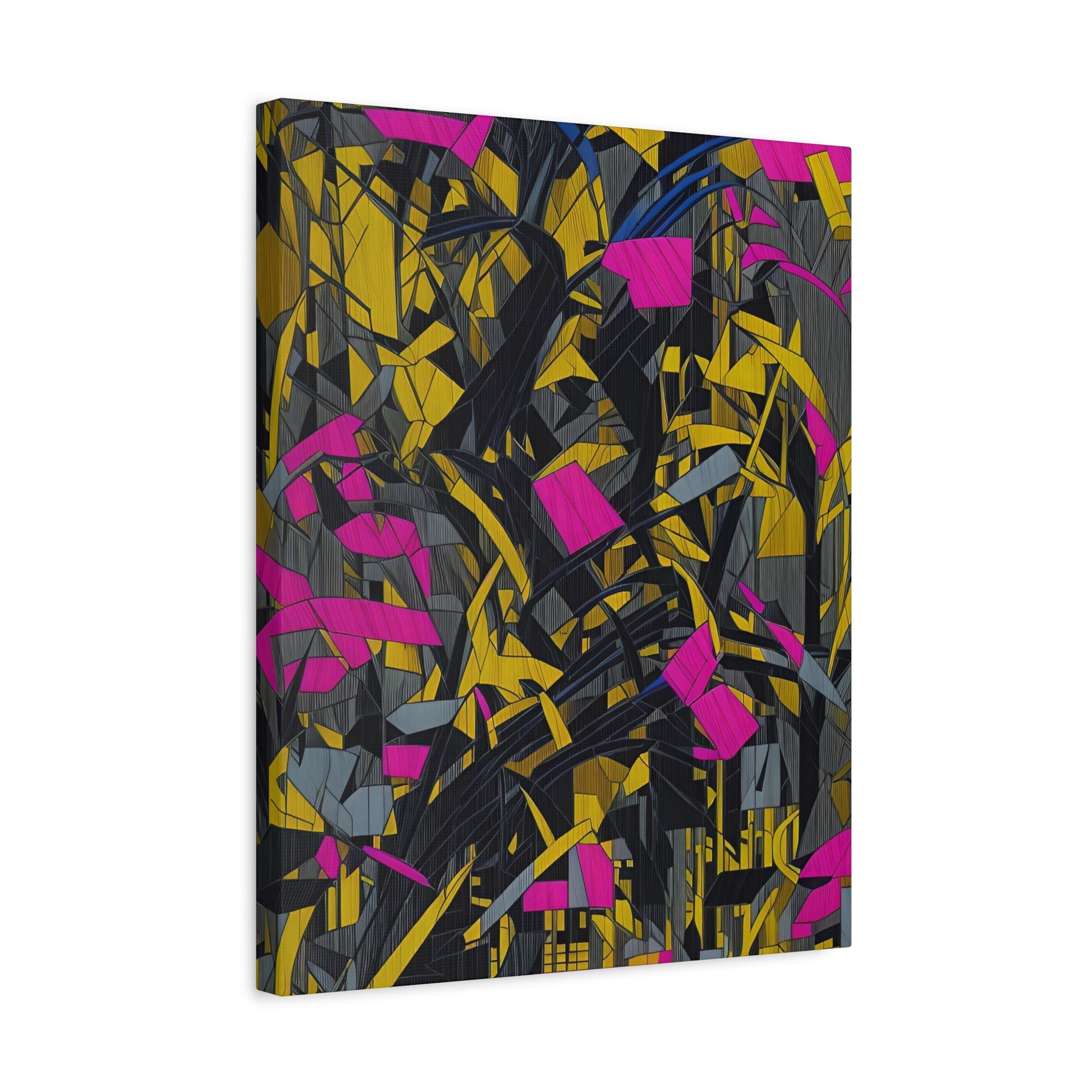 Transform your space with our stunning canvas wall art, where dreamlike visions meet abstract creativity. Available in small, medium, and large sizes, each canvas pi"Broken Thoughts Gold"  - Shattered Pink, Gold and black Wall Art | MaCanvasBroken Thoughts Gold - Matte Canvas, Stretched, 1EndlessMind Creations Printify